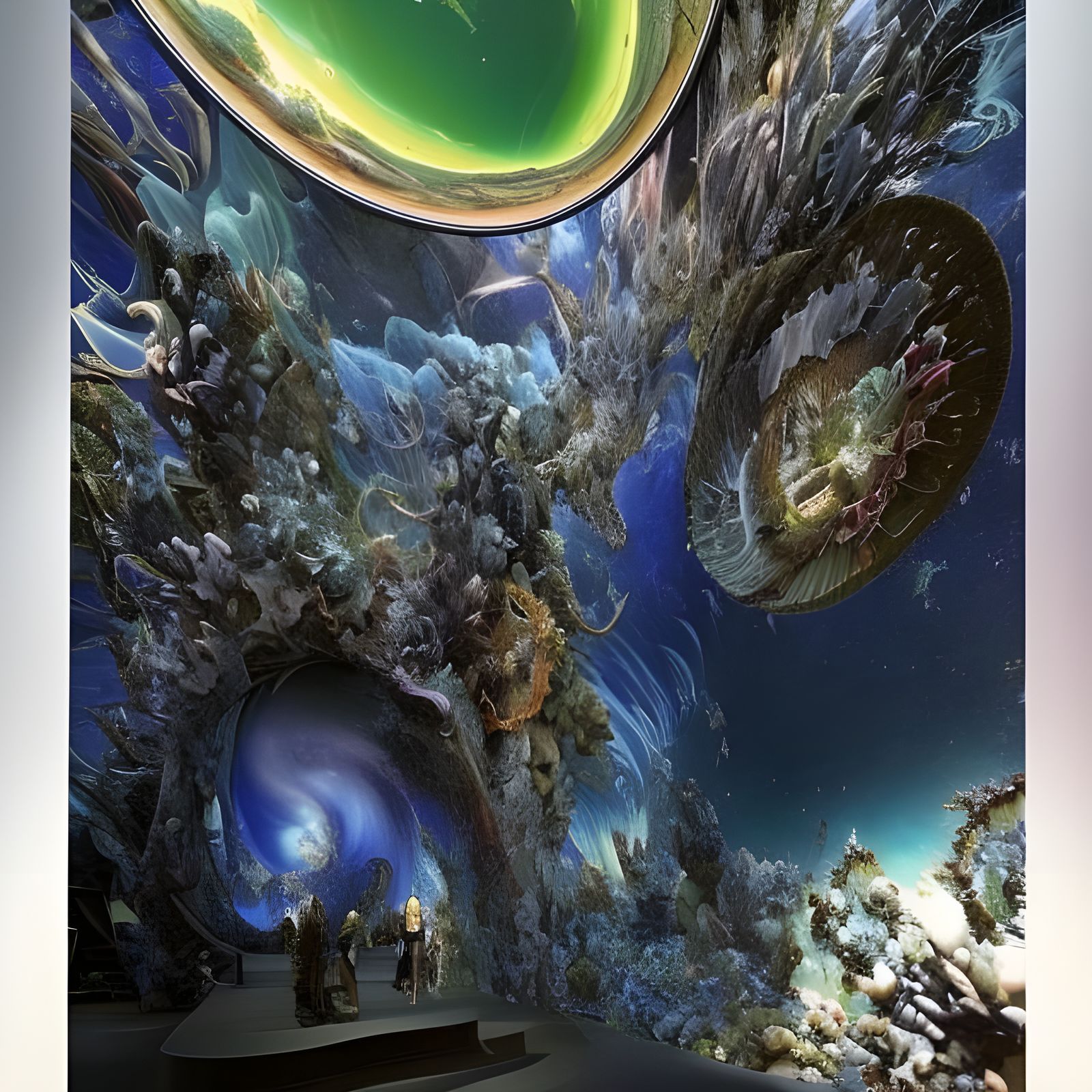 Recursive Fractal Art: Vivid Mandelbulb Junctions