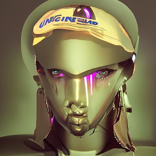 Cyberpunk Cityscape in Retro Futuristic Style