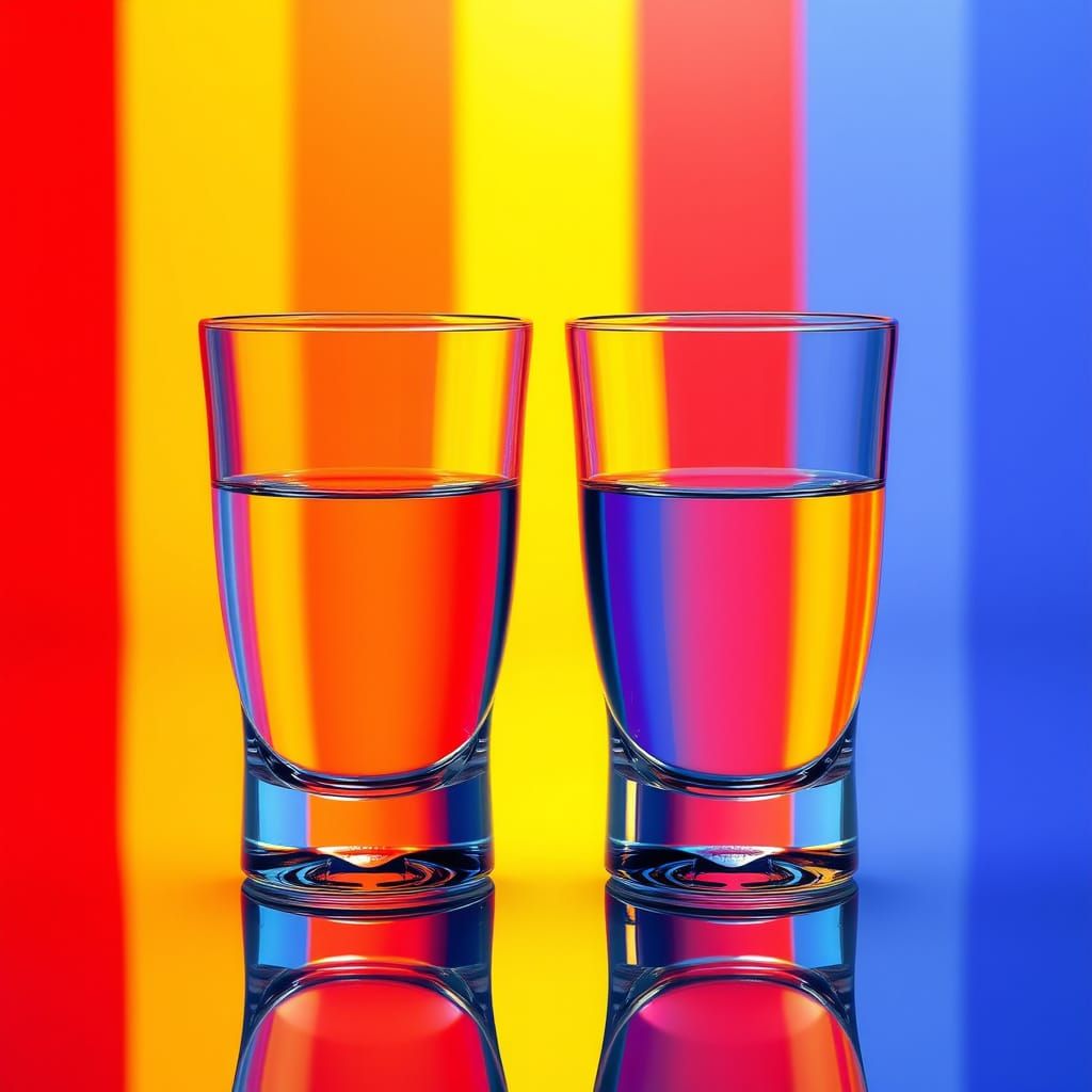 Photorealistic Optical Illusion with Inverted Colors