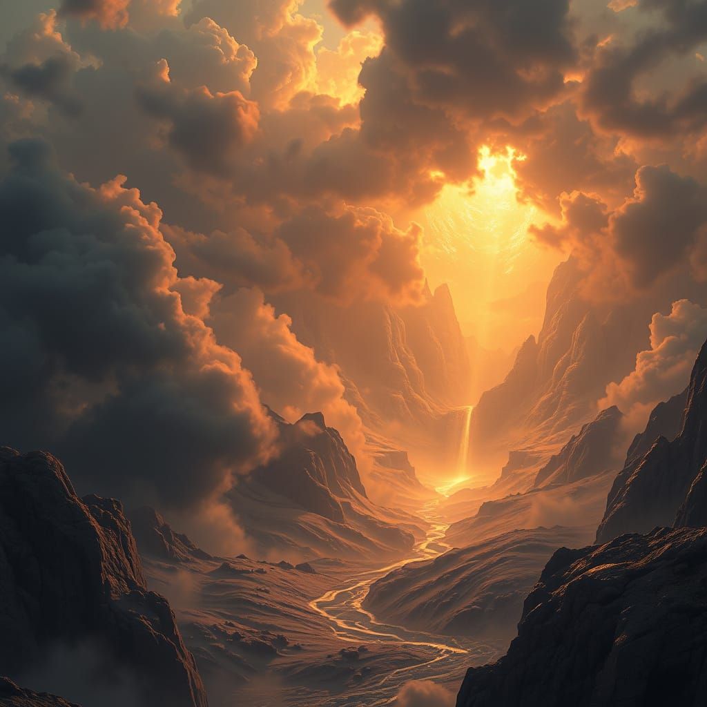 God's Presence Revealed in a Vibrant Biblical Landscape