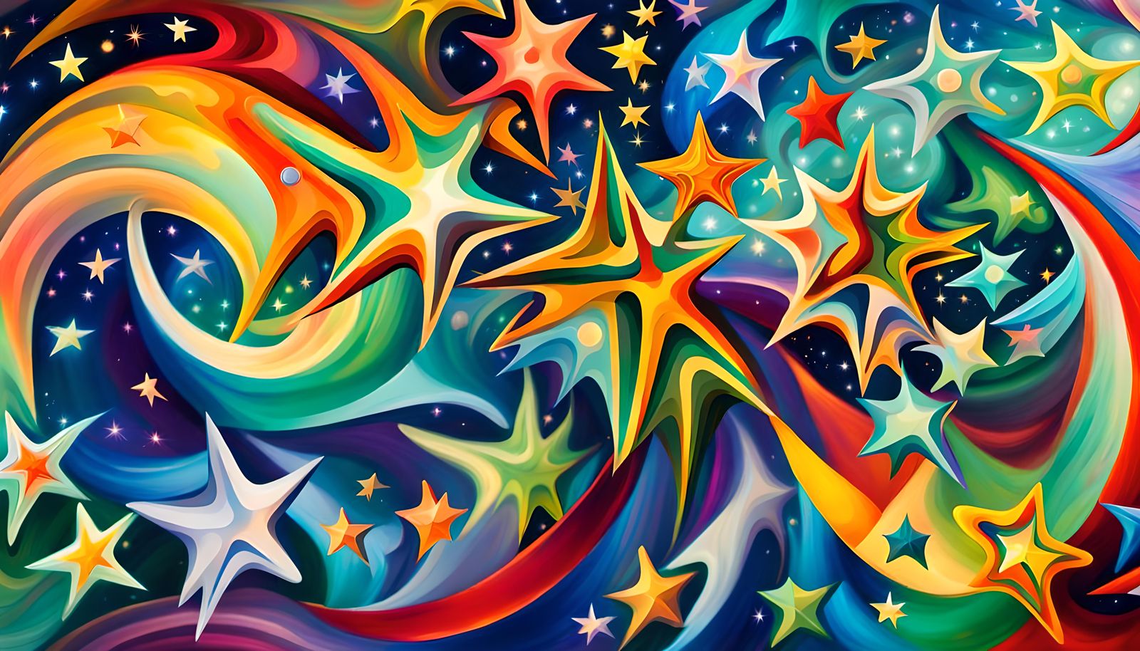 Iridescent Star Cluster Formation in Cosmic Maelstrom