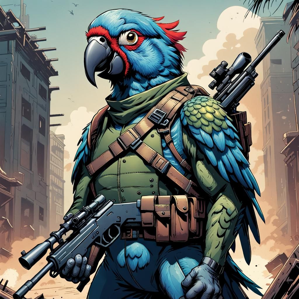 A Sniper Parrot