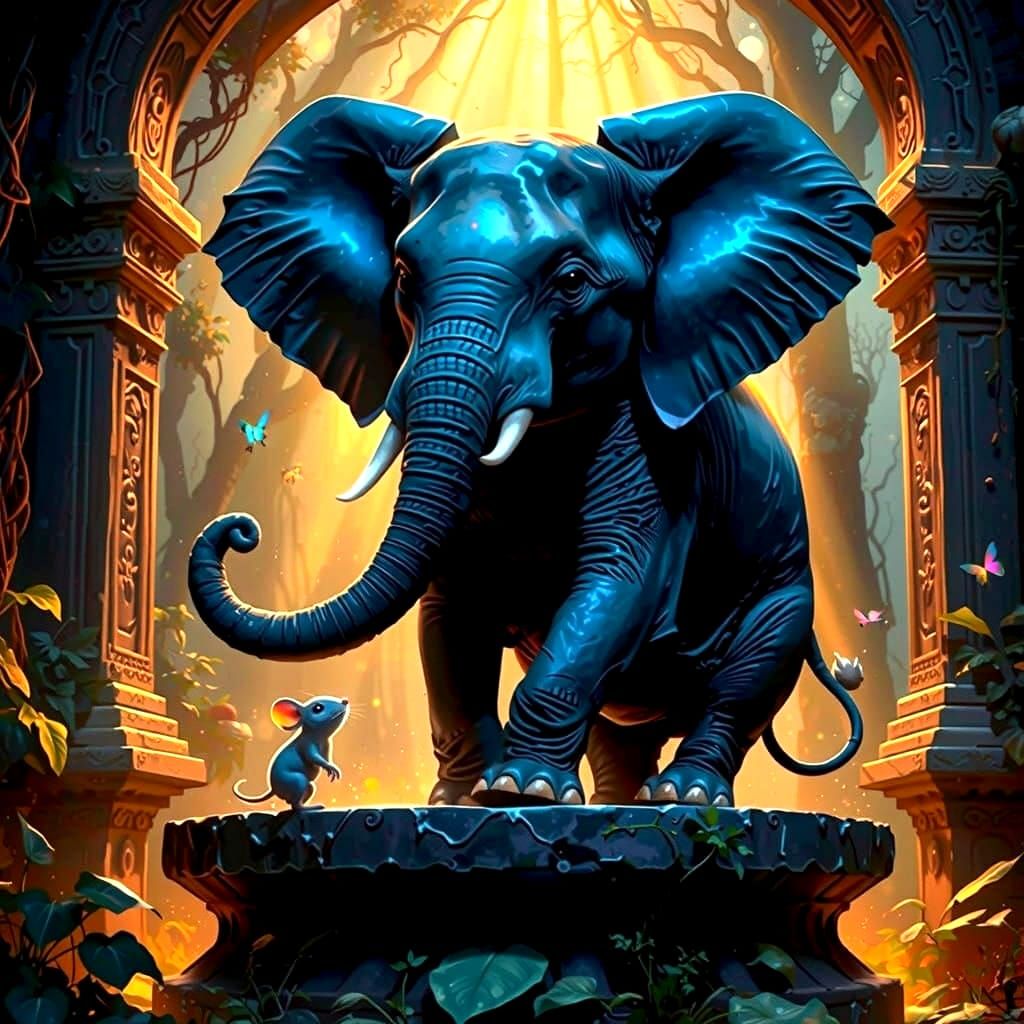 Majestic Transformation in Cosmic Dreamscape