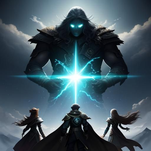 Heavenly Sunshine Beams Through Divine Clouds