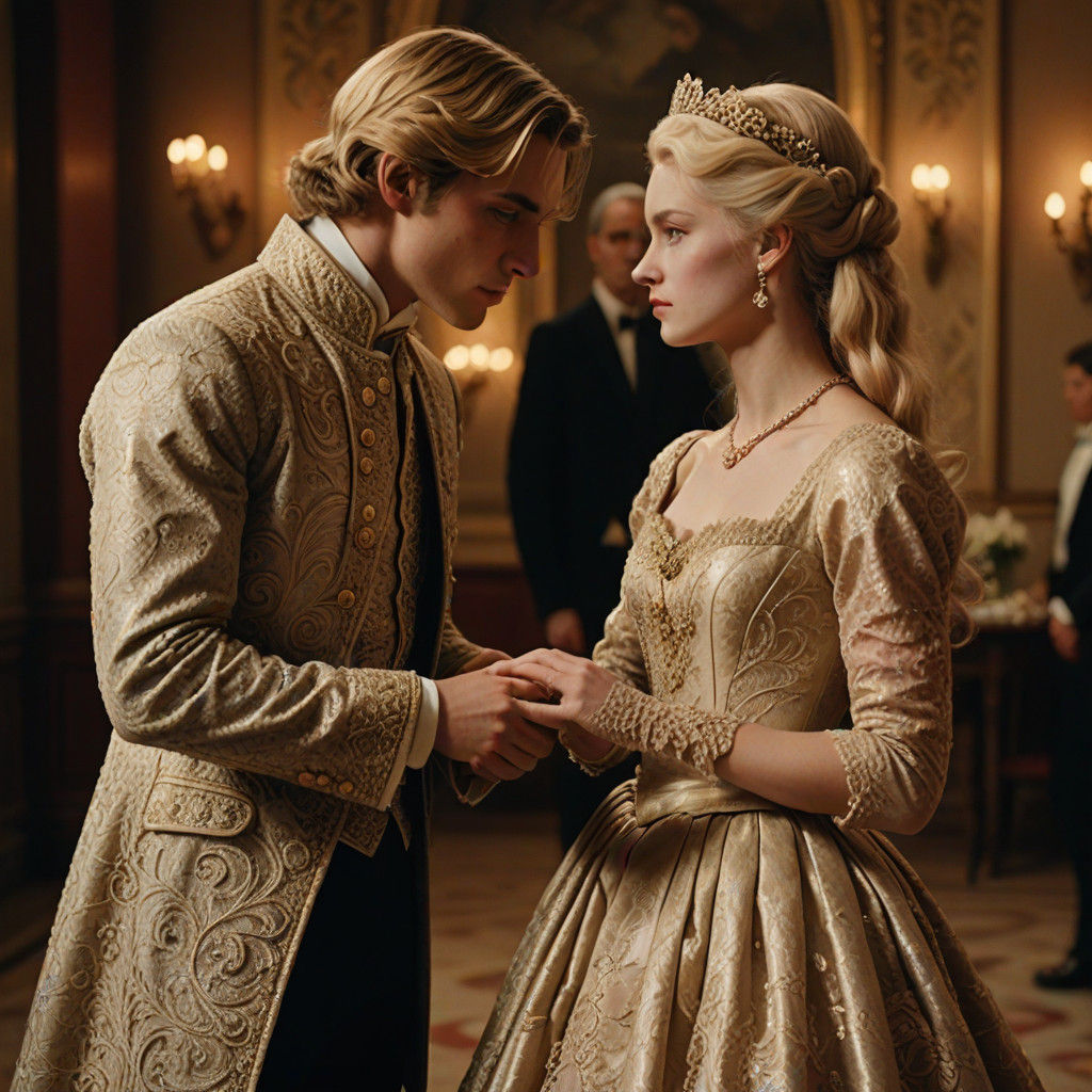 Elegant Regency Gentleman in Cinematic Film Still