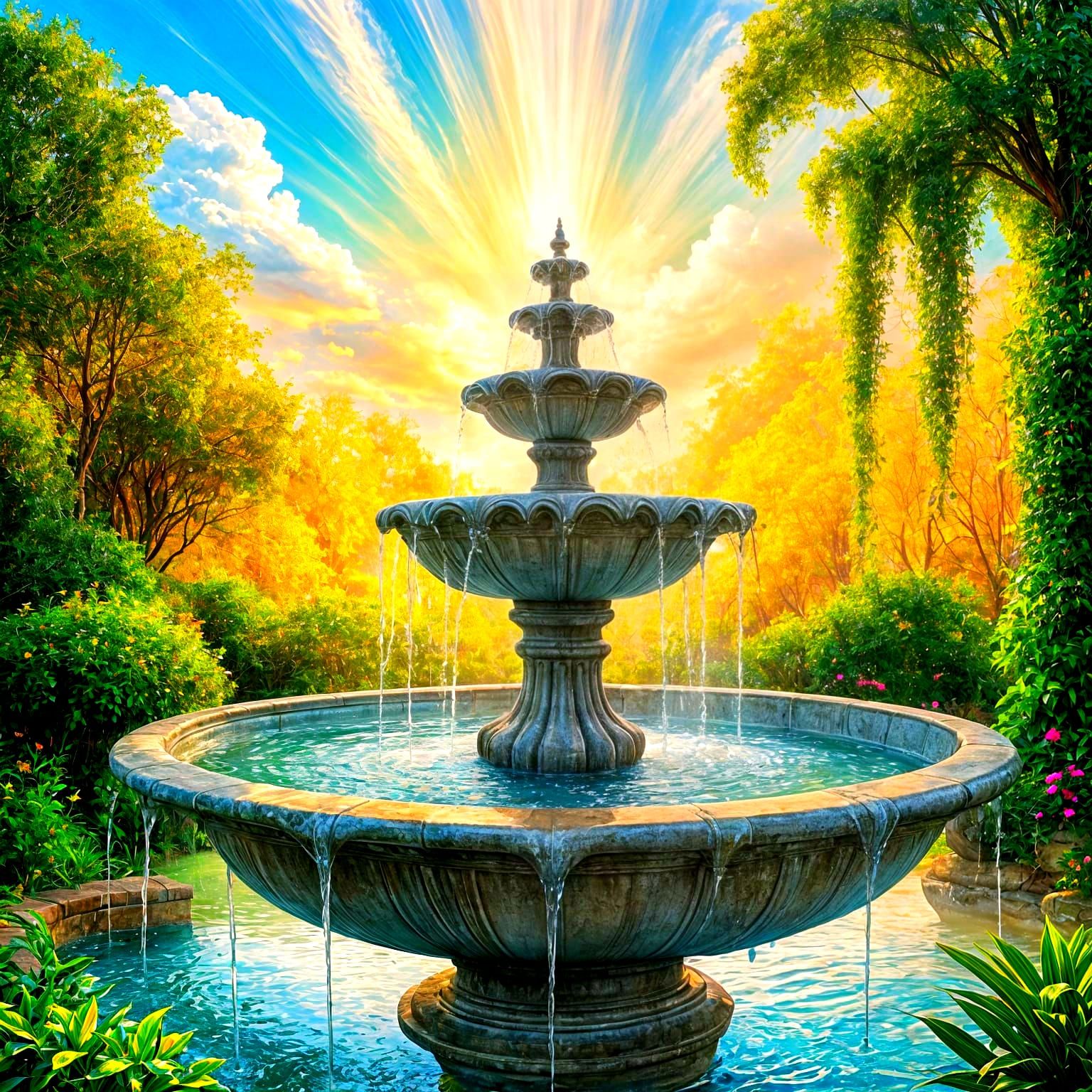 Heavenly Fountain ∞ 137.035999... *