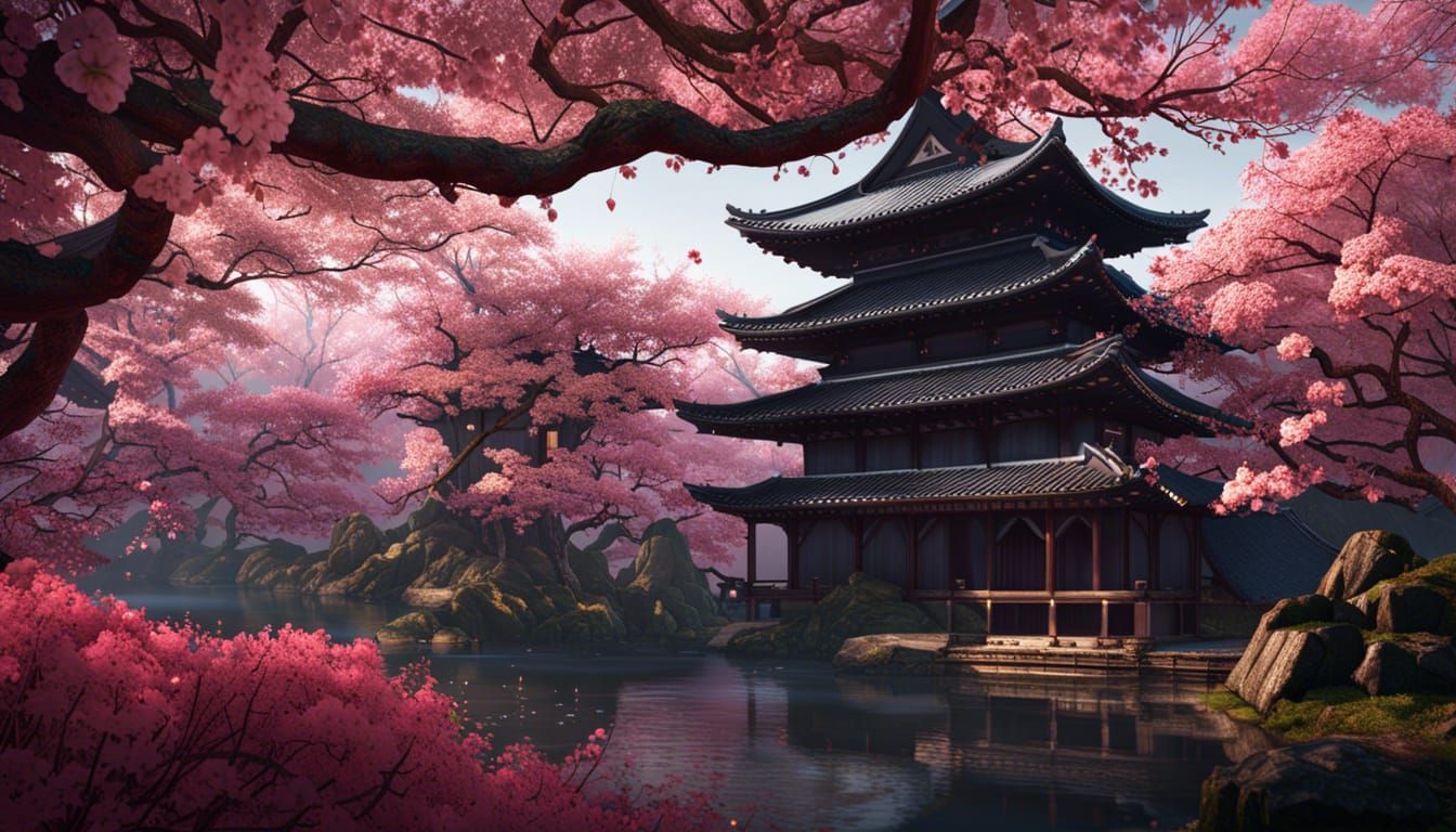 Sakura tree everywhere