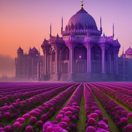 A purple palace