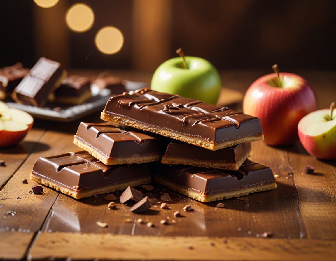 Melting Chocolate Bars Still Life Photography