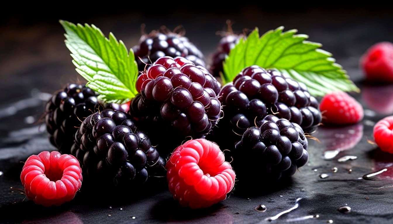 Purple Raspberry Nonconformist Portrait in Vibrant Colors