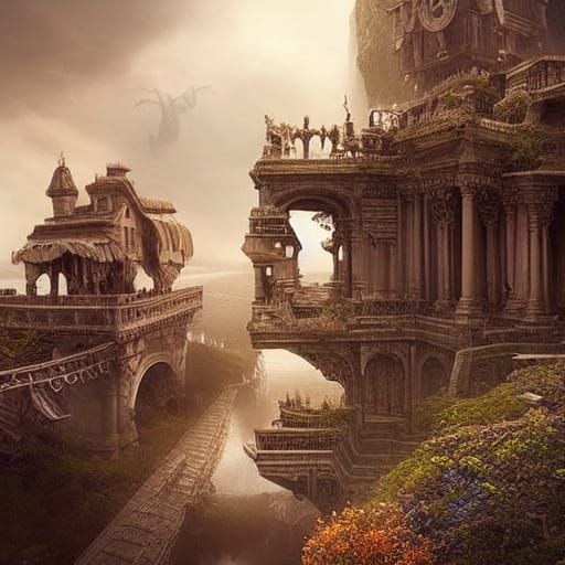 Love Conquers All: Epic Digital Matte Painting