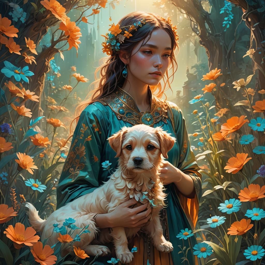 Mystical Being in Ethereal Realm: Concept Art