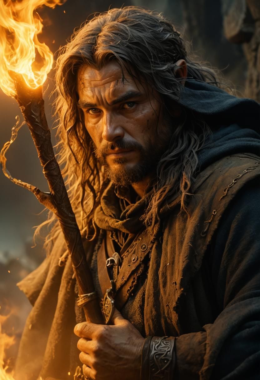 Mysterious Ranger of Middle Earth Portrait