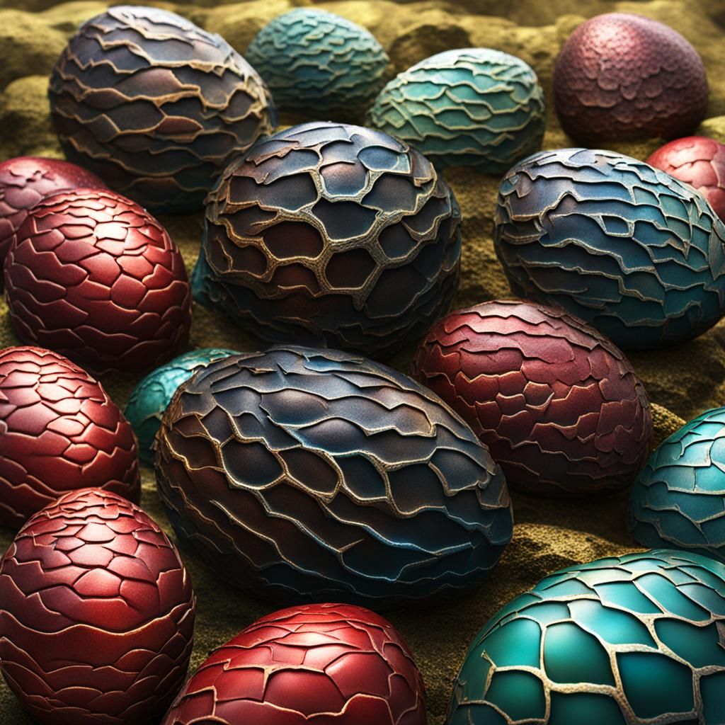 Dragon Eggs: A Glimpse into a Mythical Nest