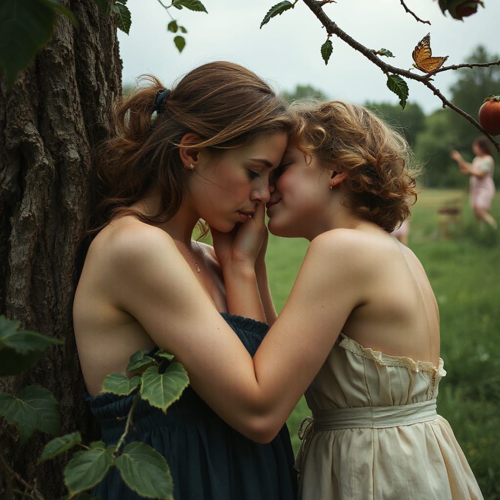 Eve's Vulnerability Explored in AI Art