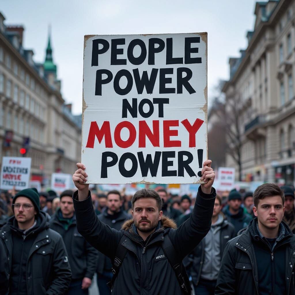 Protest March Against Oligarchs: People Power