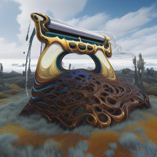 Abstract Twisting Shapes with Vivid Cinematic Colors