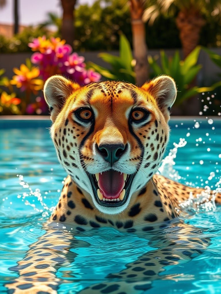 Cheetah's Tropical Oasis Splash