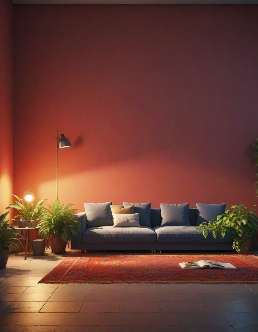 Secret Garden Doorway in Digital Art Style