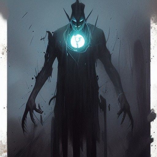 Sinister Nightmare in Dark Fantasy Style