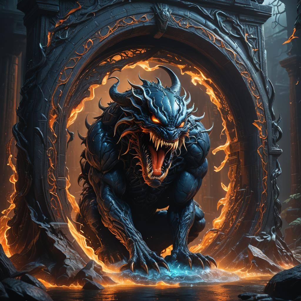 Venom Seal Emerges from Mystical Portal