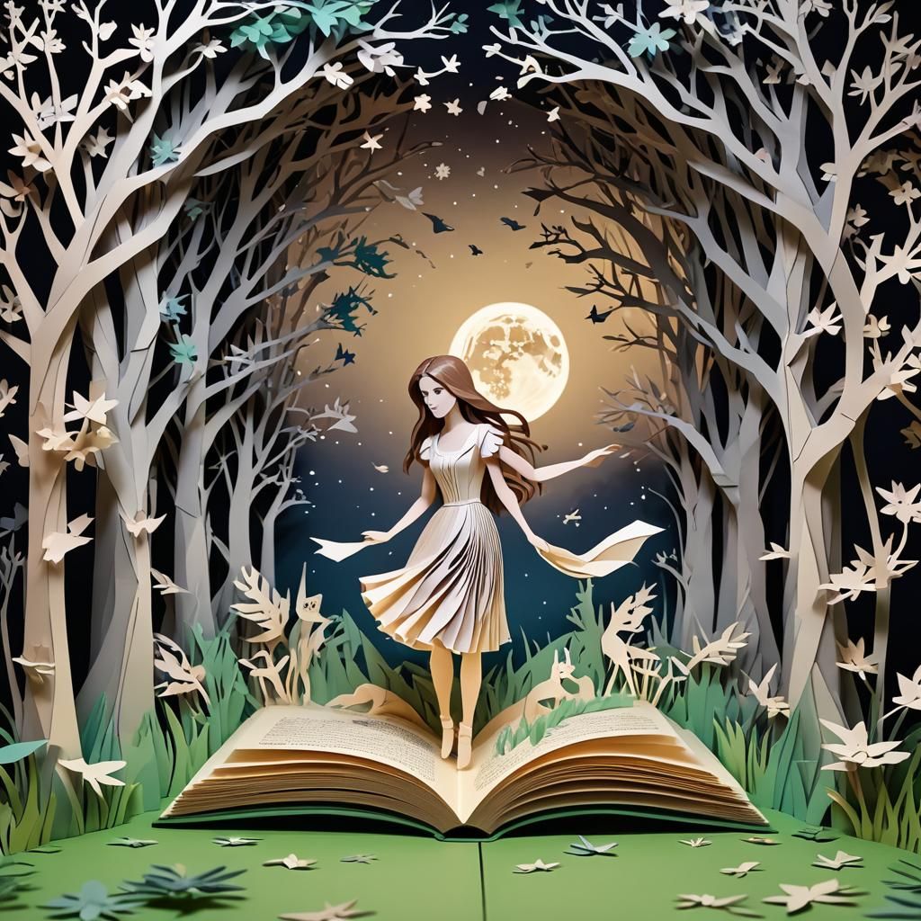 Anna Kendrick Dancing in a Popup Book