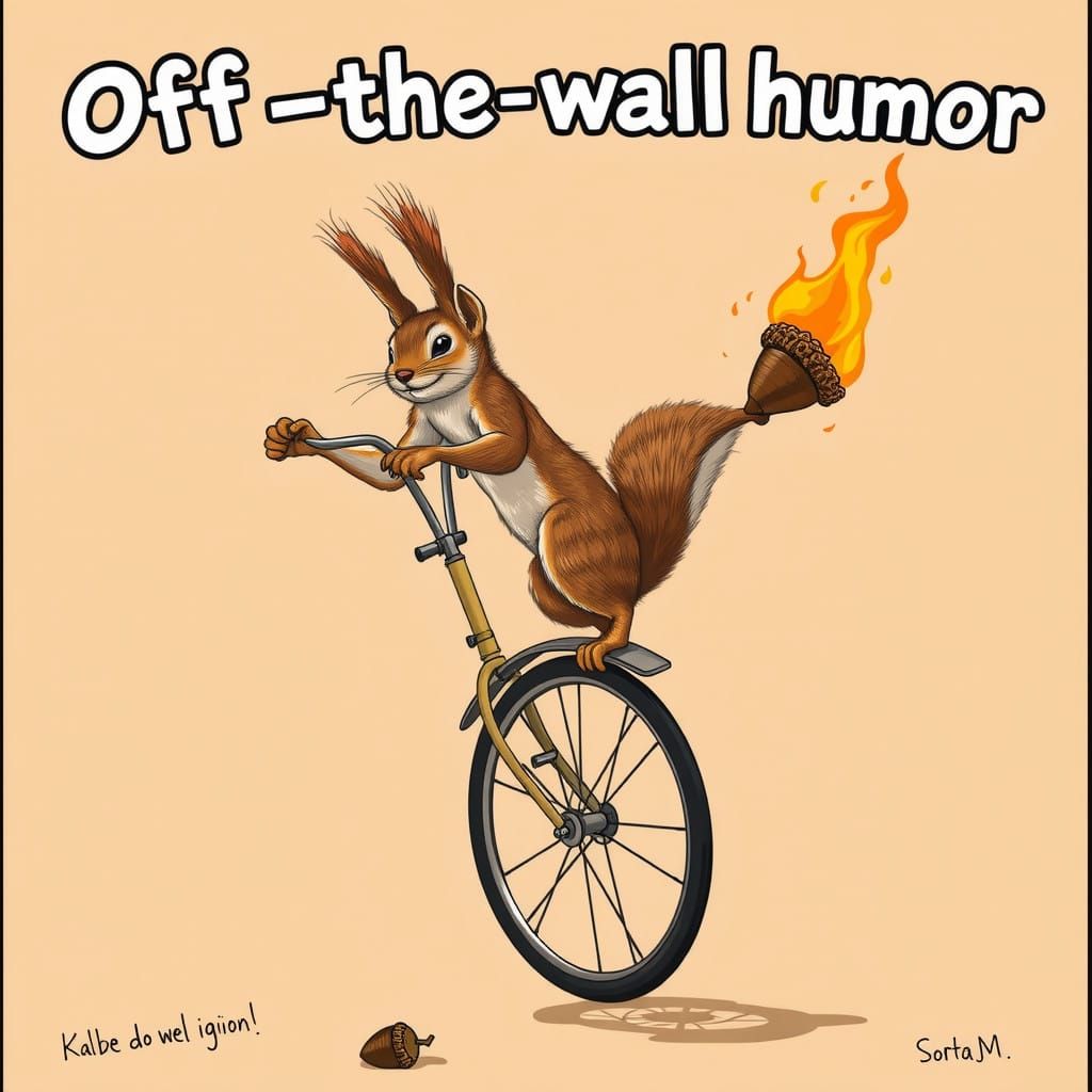 Whimsical Surreal Comedy Scene