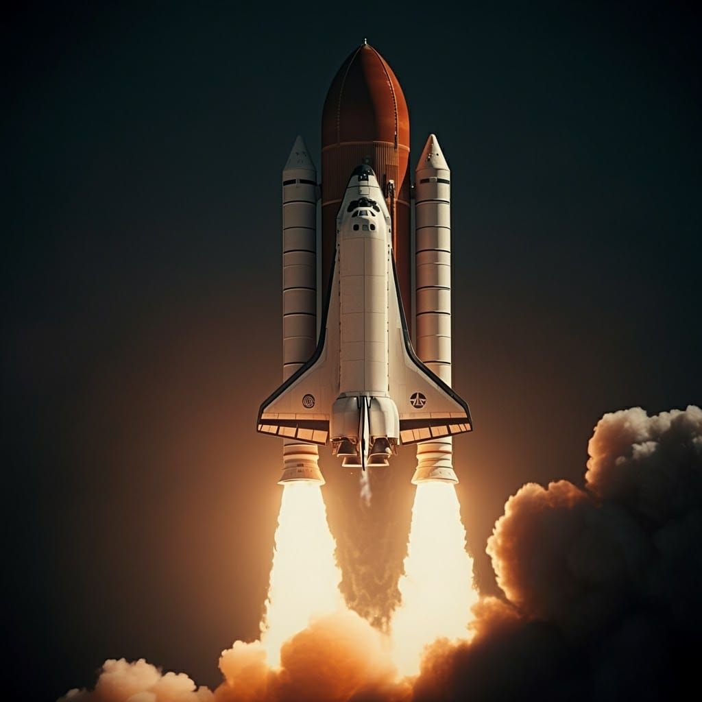 Hera Spacecraft Launch: Cinematic Film Still