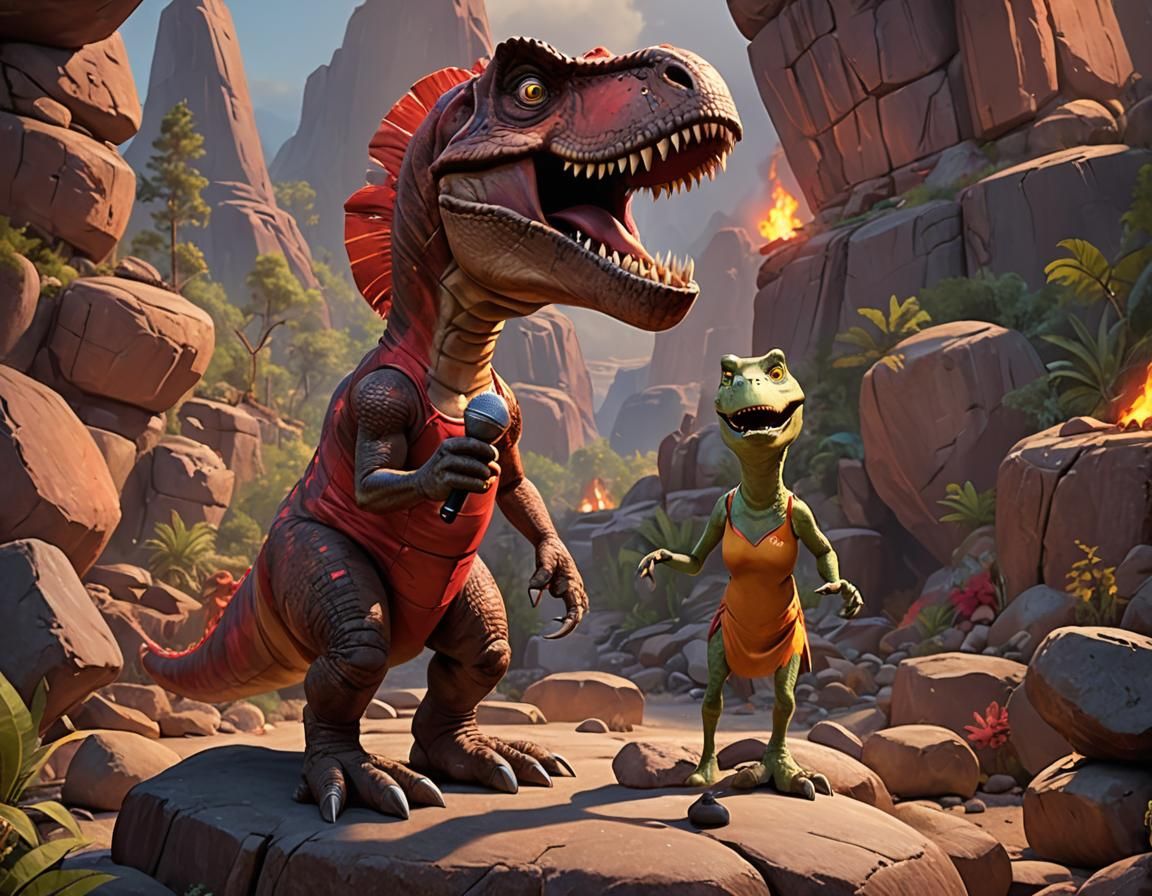 Rapper-a-Saurus Rex 5