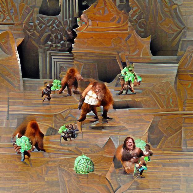 Ogres and Orangutans in Octagonal Setting