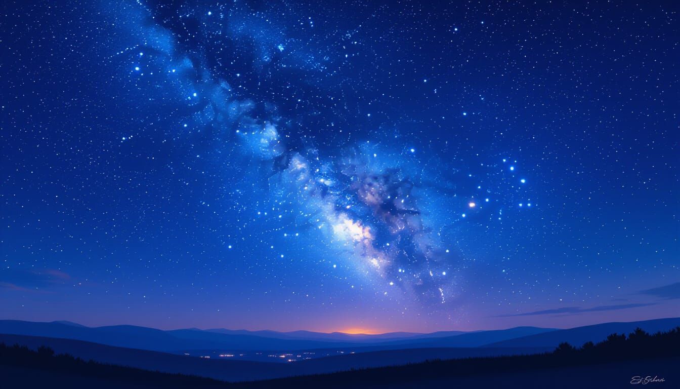 Spectacular View of the Milky Way Galaxy