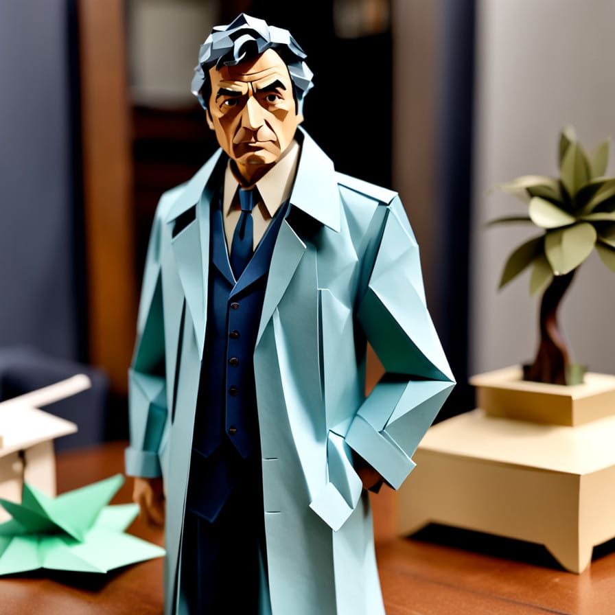 Columbo in a Paper Paradox, an Origami Detective in a Hollyw...