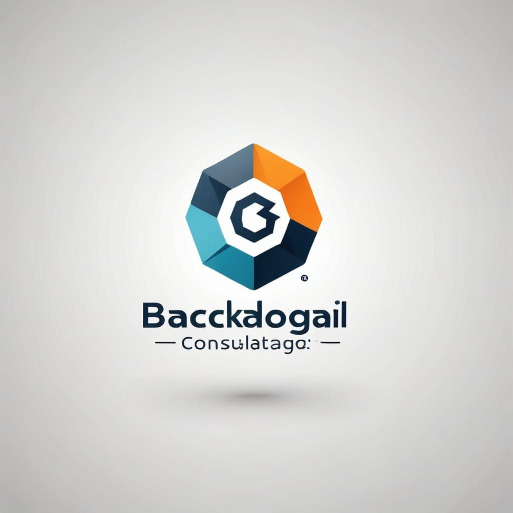 Modern Geometric Logo for BackLogical Software Consulting