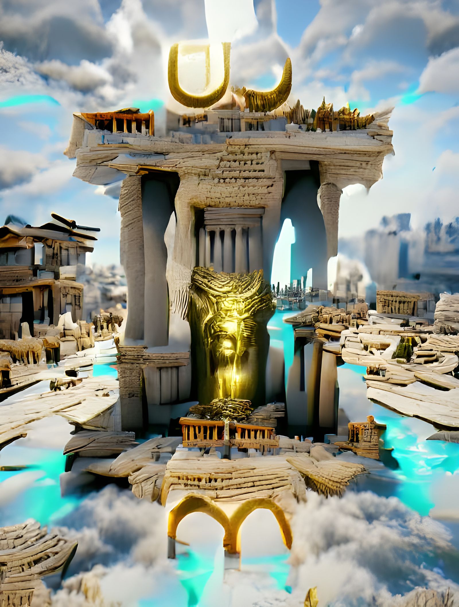 Fantasy City of Gods in Unreal Engine