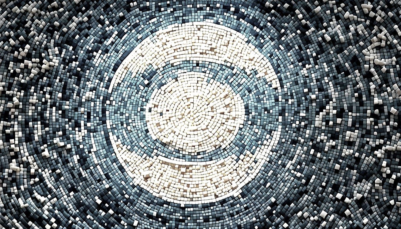 Cheese Moon with Scintillating Cosmati Mosaic