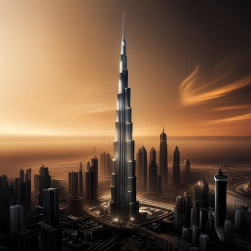 Burj Khalifa Collapse: Epic Cinematic Digital Art
