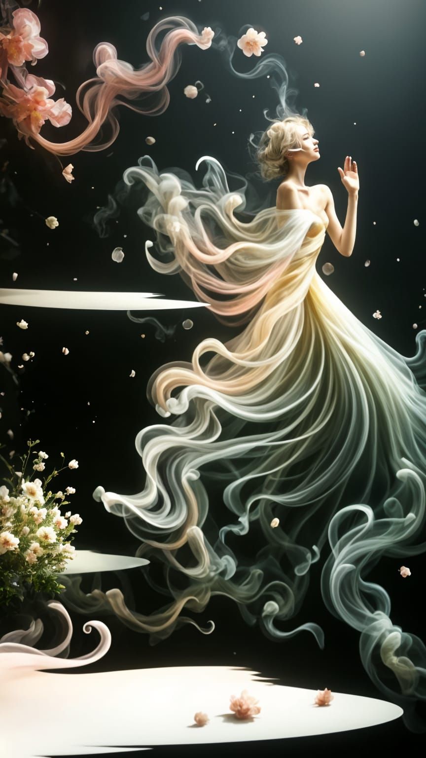 <lora:Ethereal Magic Flux:1.0>  Fantasy art. A witch stands ...