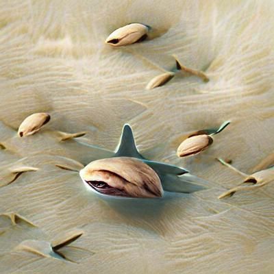 Surreal Shark Seed Conceptual Art