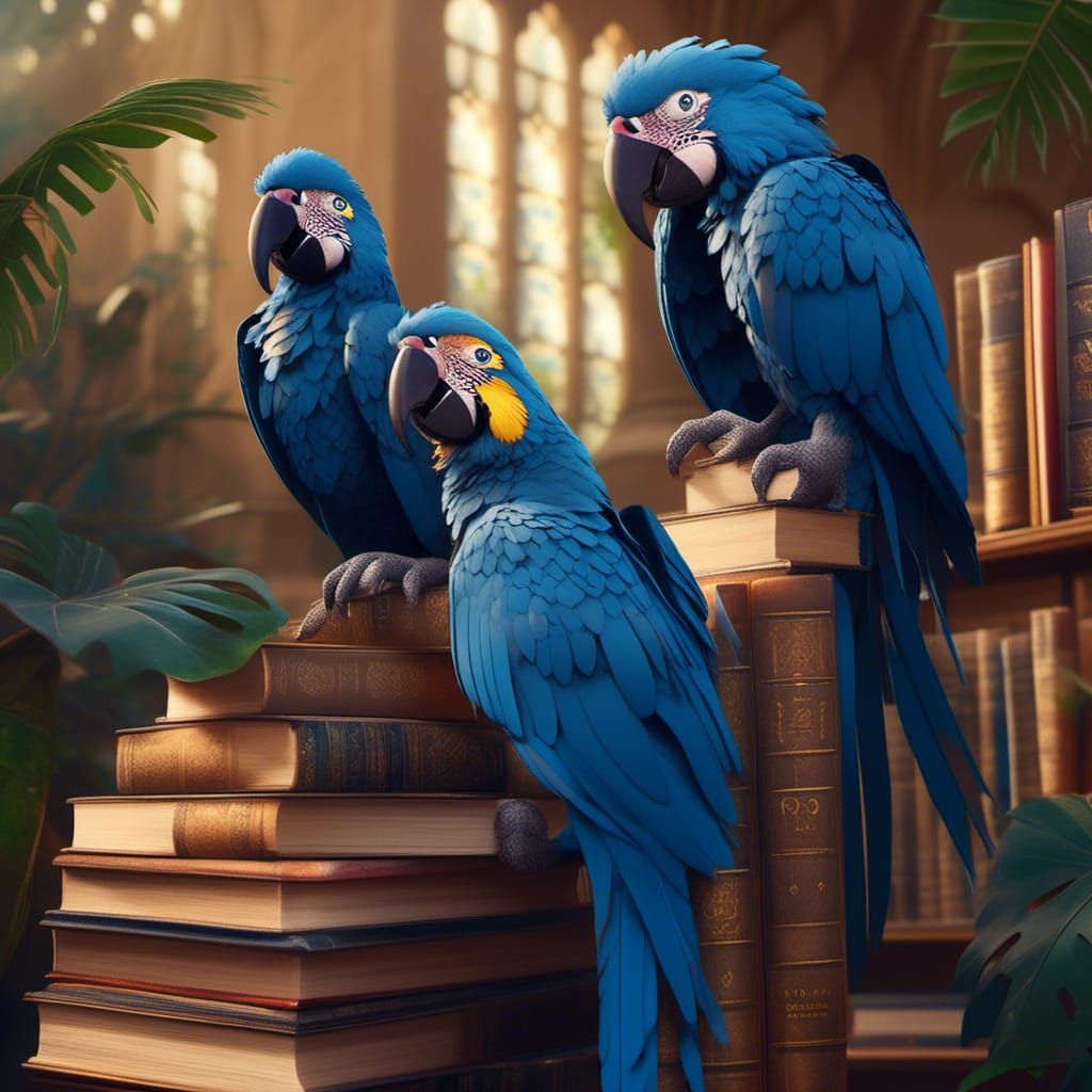 Pretty birds that are also somber and knowledgeable