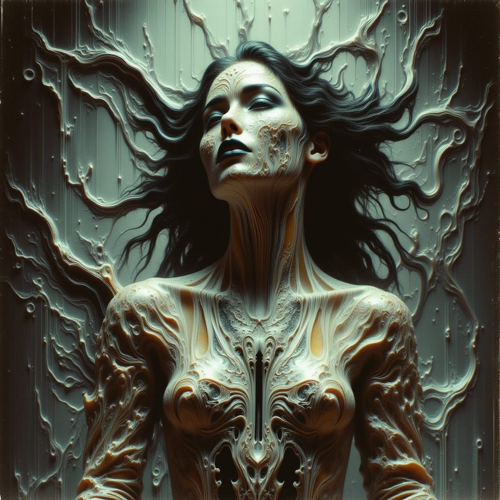 Dark Fantasy Princess in Luis Royo Karol Bak Style