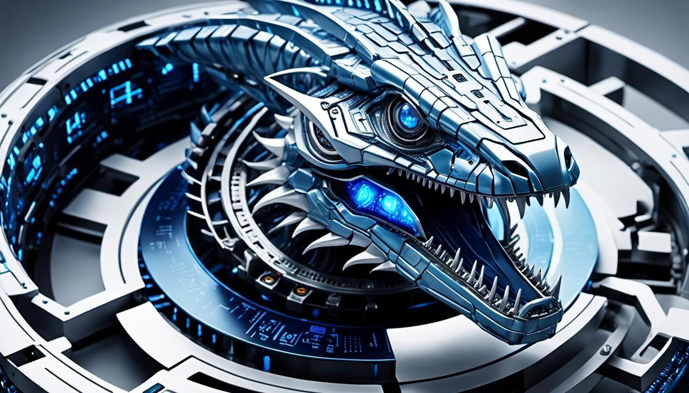 Evil AI Quantum Computer in Futuristic Sci-Fi Style