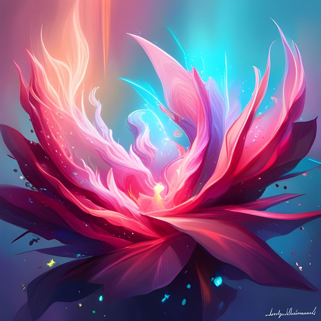 Phantasm of a flower