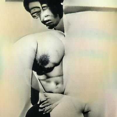 Striking Male Portrait in Homoerotic Style