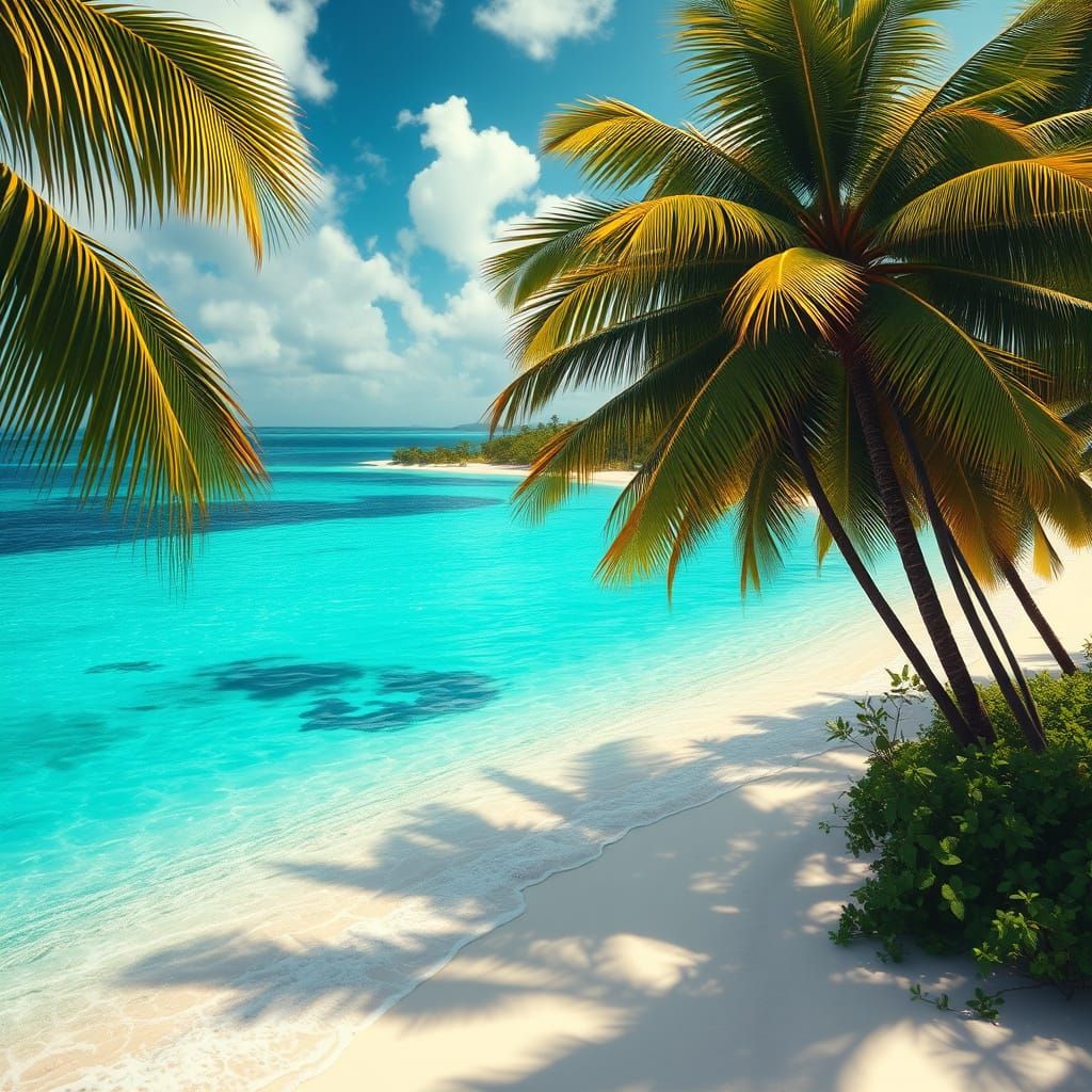 Vibrant Jamaican Paradise Revealed in Epic 8k Matte Painting