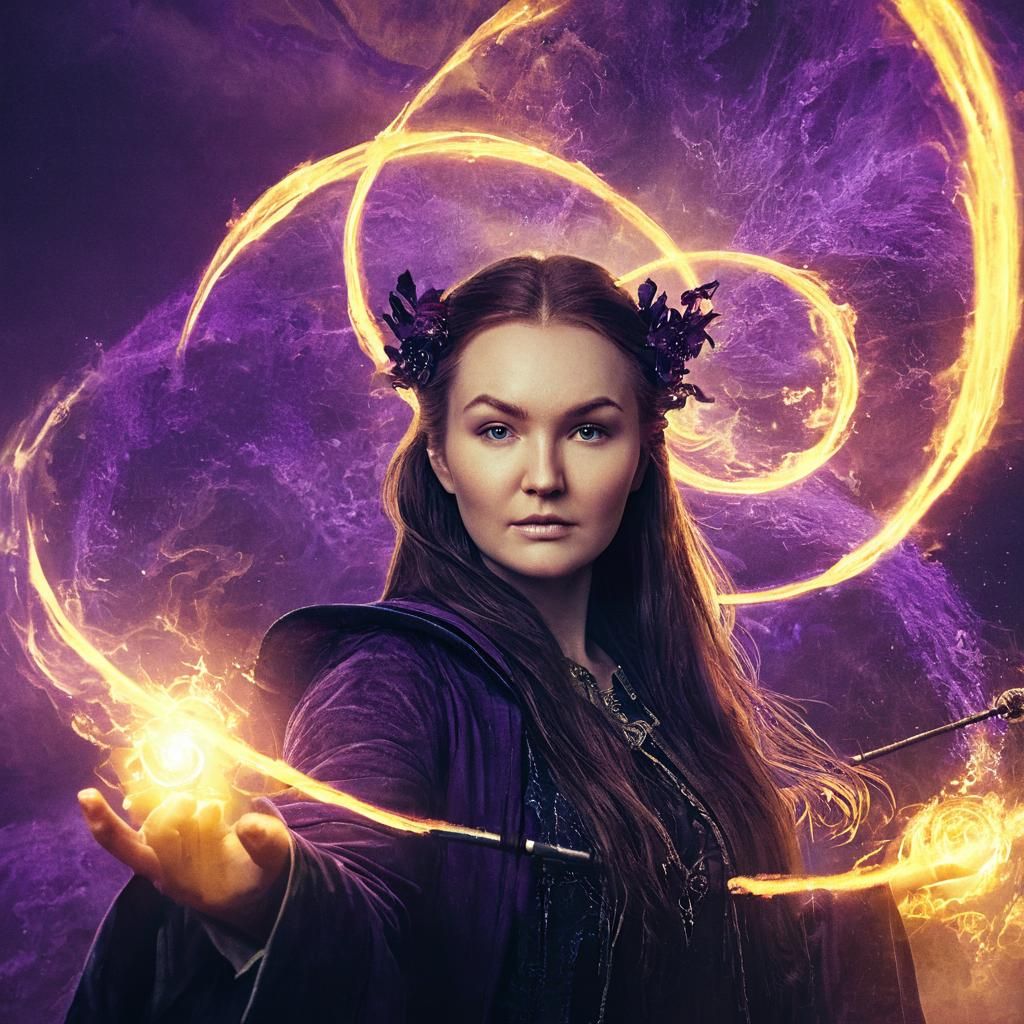 High Fae Witch Weilds Time Magic