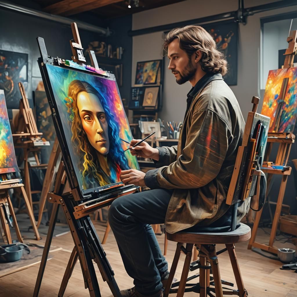 Renaissance Artist Creates Digital Painting in Unreal Engine