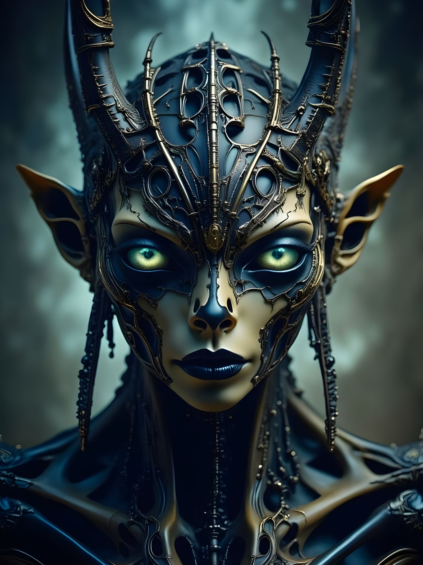 Ethereal Alien Creature in Dreamlike Haze