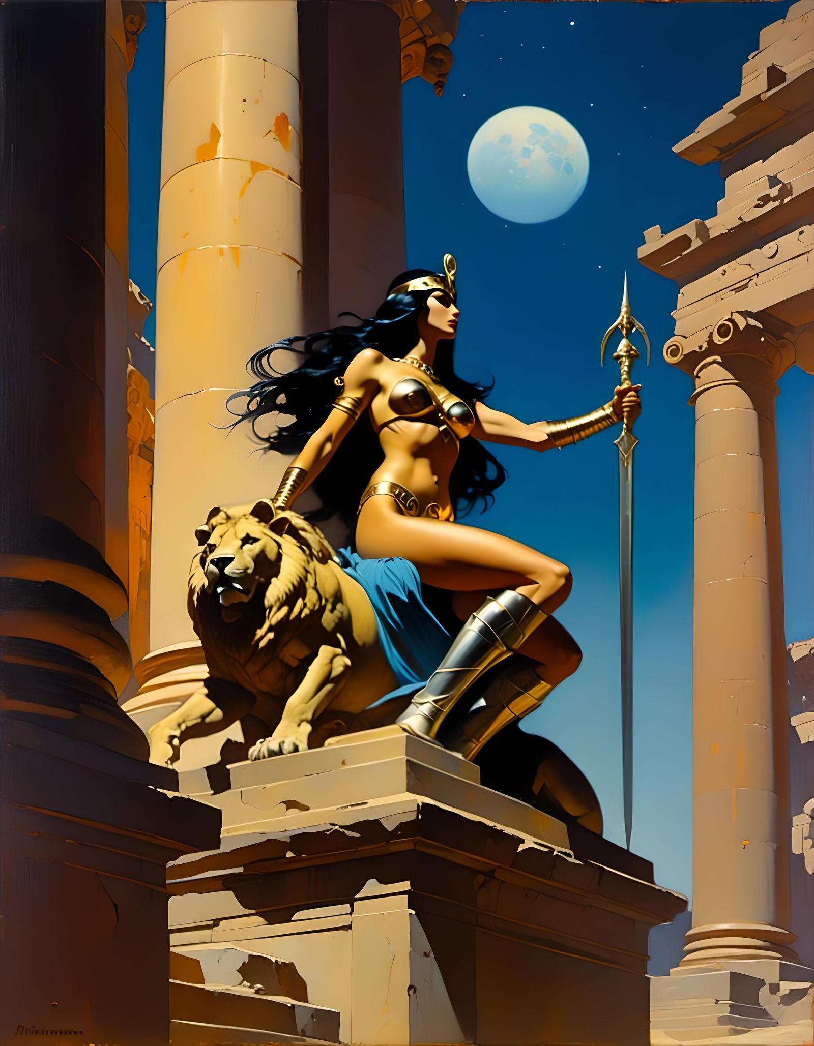 The Women of Frazetta - The Incomparable Dejah Thoris