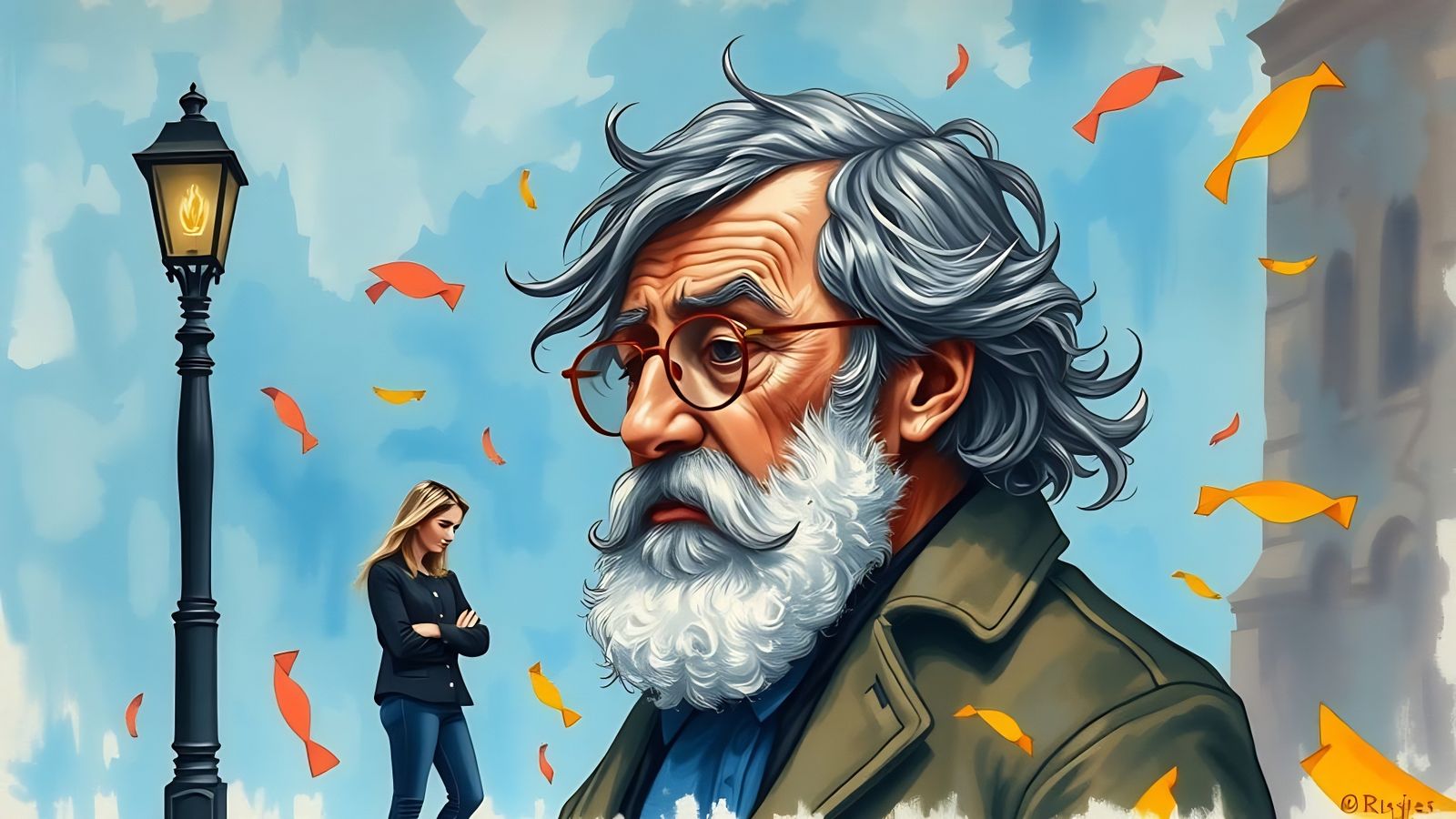 Epic Impressionist Masterpiece: Grigri la Philosophe's Utopi...