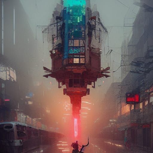 Dramatic Album Cover Art in Vibrant Colors